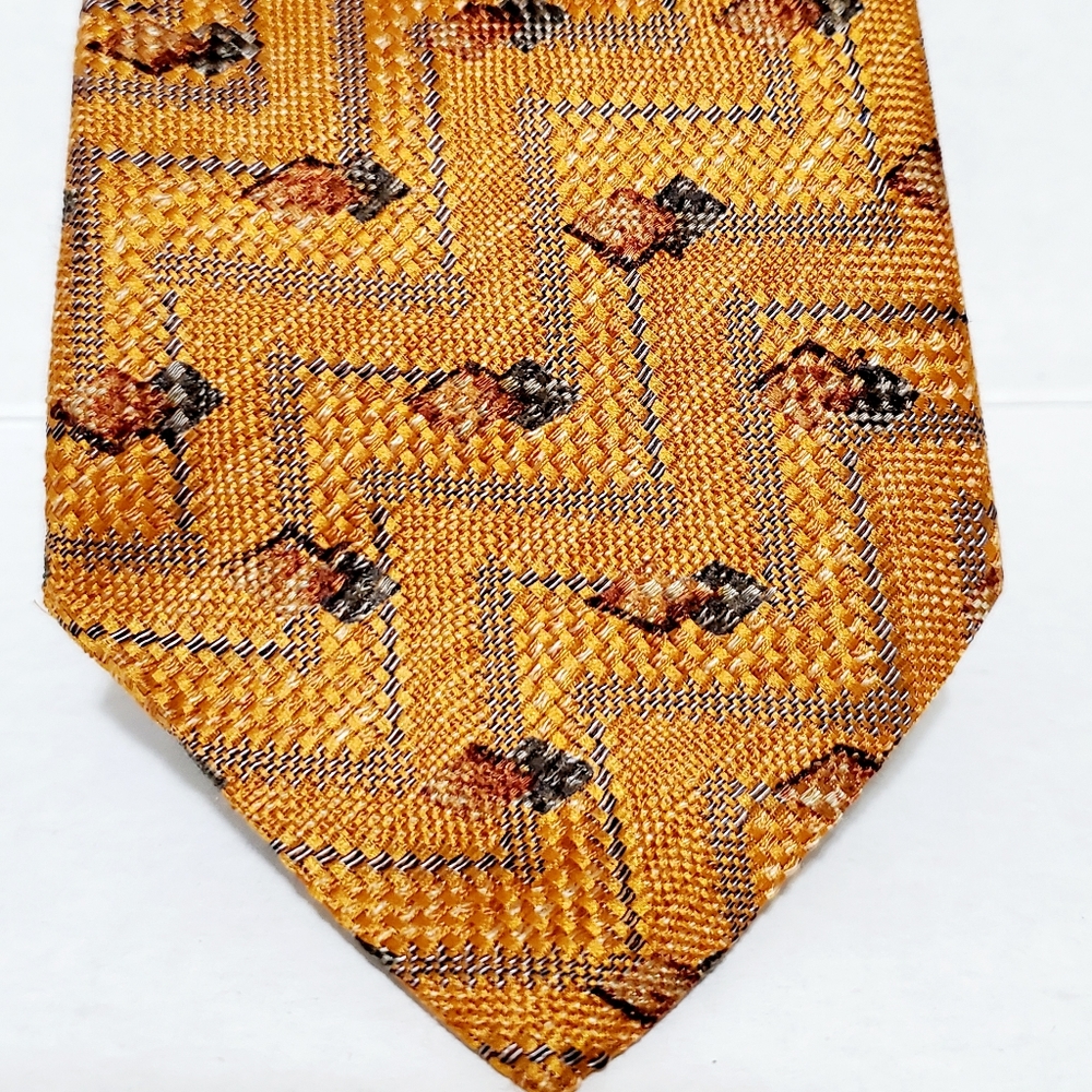 Ermenegildo Zegna Gold men's tie
